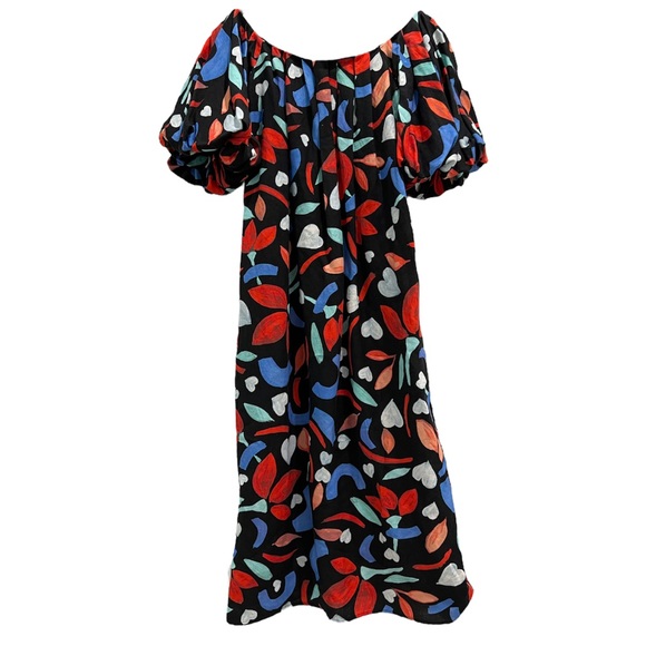 HUNTER BELL Dresses & Skirts - NWOT Hunter Bell Viva Print Puff Sleeve Dress
